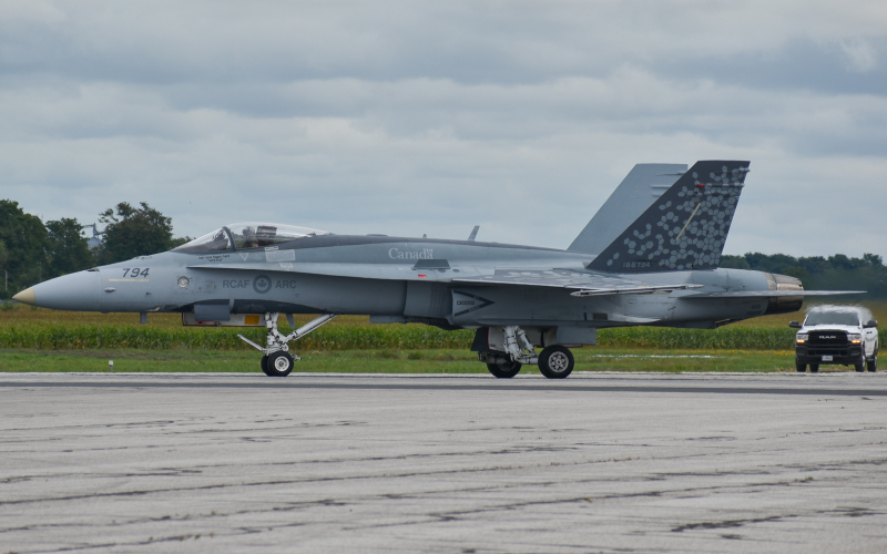 Photo of 188794 - Royal Canadian Air Force McDonnell Douglas CF-188 Hornet  at YXU on AeroXplorer Aviation Database