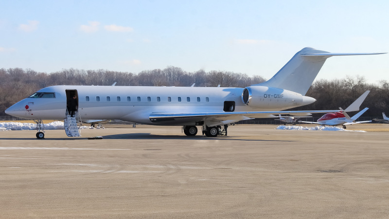 Photo of OY-GMF - PRIVATE  Bombardier Global 6000 at LUK on AeroXplorer Aviation Database