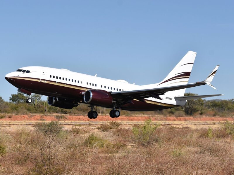 Photo of N162WC - PRIVATE Boeing 737-700 at CSL on AeroXplorer Aviation Database