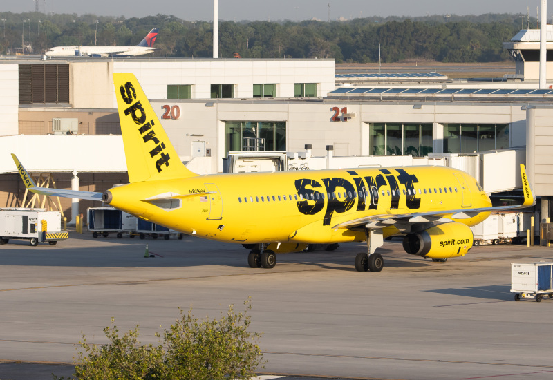 Photo of N619NK - Spirit Airlines Airbus A320 at MCO on AeroXplorer Aviation Database