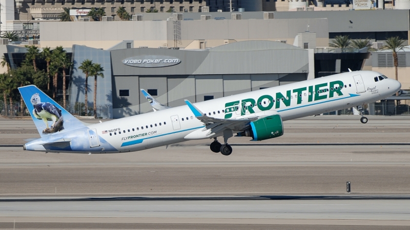 Photo of N619FR - Frontier Airlines Airbus A321NEO at LAS on AeroXplorer Aviation Database