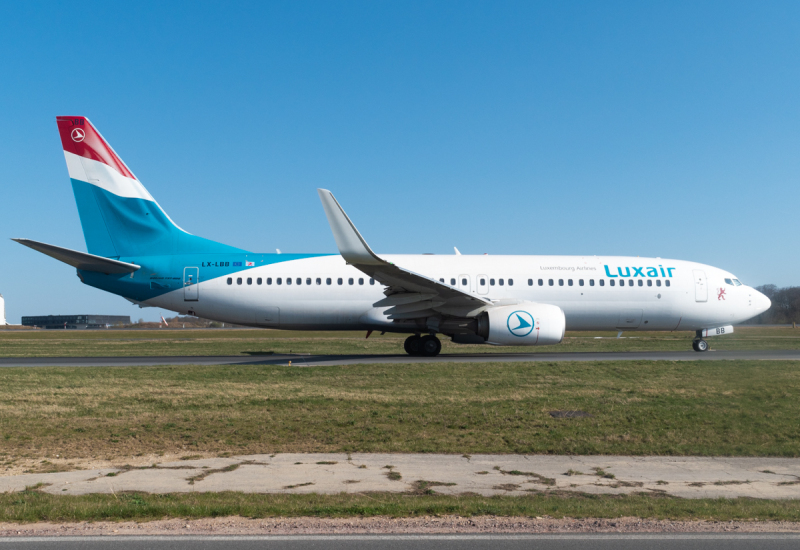 Photo of LX-LBB - Luxair Boeing 737-800 at LUX on AeroXplorer Aviation Database