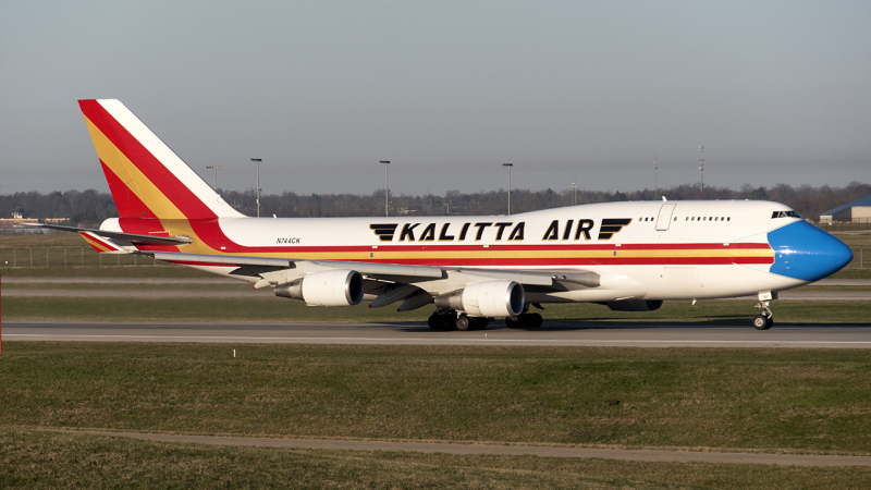 Photo of N744CK - Kalitta Air Boeing 747-400 BCF at CVG on AeroXplorer Aviation Database