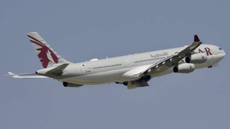 Photo of A7-AAH - Qatar Airways Amiri Flight Airbus A340-300 at IAH on AeroXplorer Aviation Database