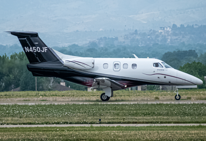 Photo of N450JF - PRIVATE Embraer Phenom 100 at FNL on AeroXplorer Aviation Database