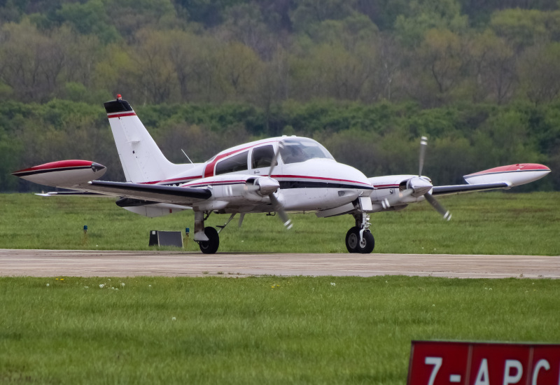 Photo of N122E - PRIVATE Cessna 310 at LUK on AeroXplorer Aviation Database