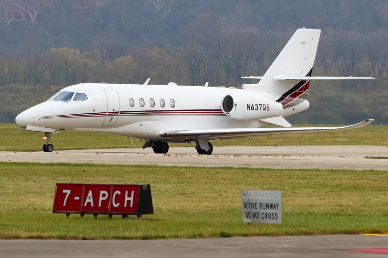 Photo of N637QS - NetJets Cessna Citation Latitude at LUK  on AeroXplorer Aviation Database
