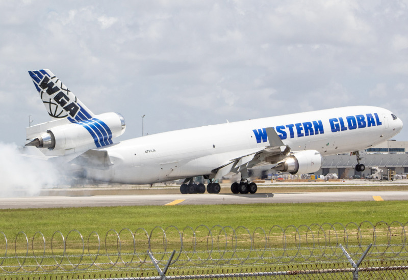 Photo of N799JN - Western Global Airlines McDonnell Douglas MD-11F at MIA on AeroXplorer Aviation Database