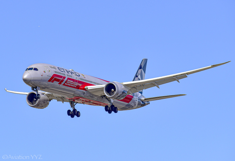 Photo of A6-BLV - Etihad Airways Boeing 787-9 at YYZ on AeroXplorer Aviation Database