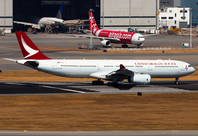 Photo of B-HLE - Cathay Dragon Airbus A330-300 at HKG on AeroXplorer Aviation Database
