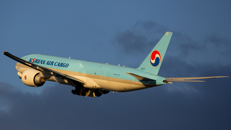 Photo of HL8077 - Korean Air Cargo Boeing 777-F at LCK on AeroXplorer Aviation Database