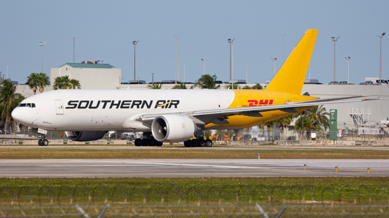 Photo of N777SA - Southern Air Cargo Boeing 777-F at MIa on AeroXplorer Aviation Database