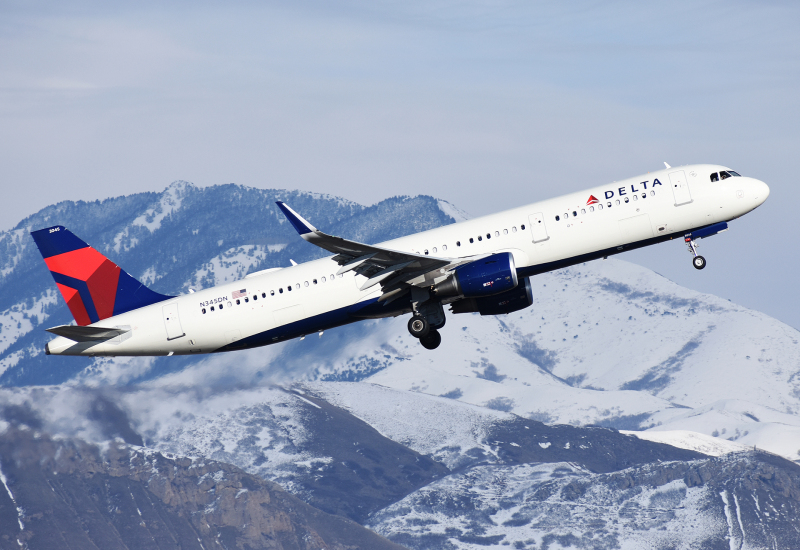 Photo of N345DN - Delta Airlines Airbus A321-200 at SLC on AeroXplorer Aviation Database