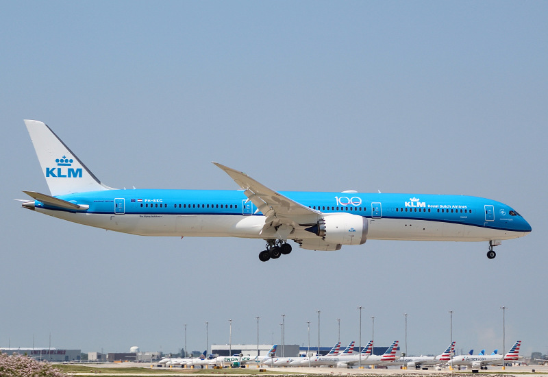 Photo of PH-BKG - KLM Boeing 787-10 at ORD on AeroXplorer Aviation Database