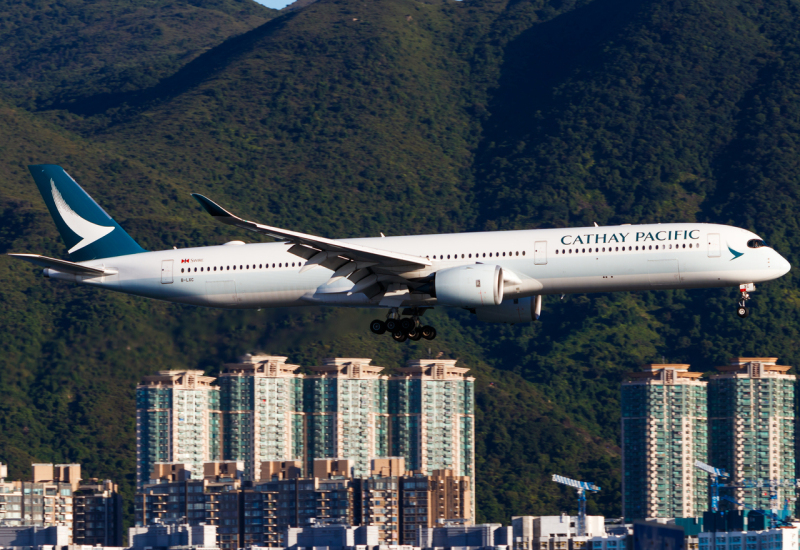 Photo of B-LXC - Cathay Pacific Airbus A350-1000 at HKG on AeroXplorer Aviation Database