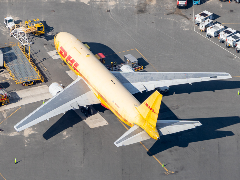 Photo of N650GT - DHL Boeing 767-200F at BOS on AeroXplorer Aviation Database