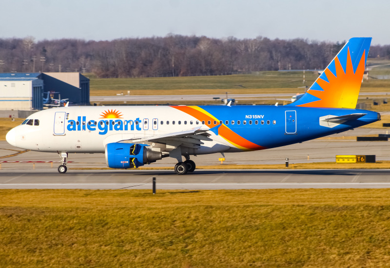 Photo of N315NV - Allegiant Air Airbus A319 at CVG on AeroXplorer Aviation Database