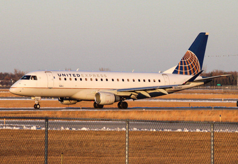 Photo of N204SY - United Express Embraer E175 at FAR on AeroXplorer Aviation Database