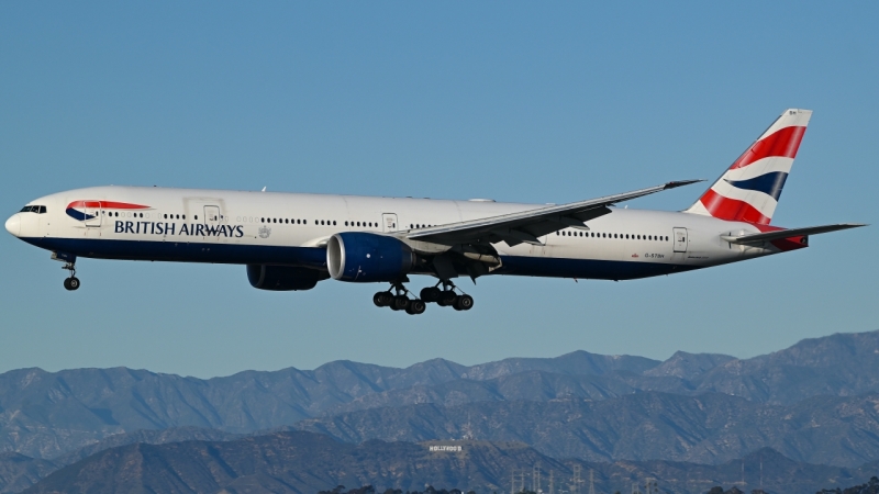 Photo of G-STBH - British Airways Boeing 777-300ER at LAX on AeroXplorer Aviation Database