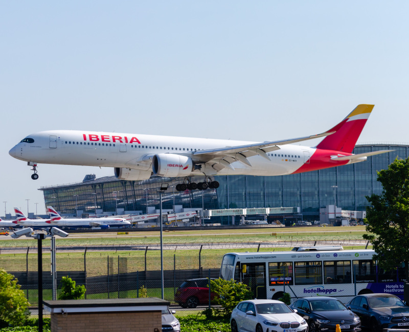 Photo of EC-MXV  - Iberia Airbus A350-900 at LHR on AeroXplorer Aviation Database