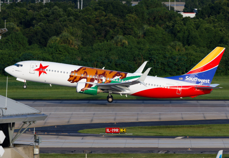 Photo of N8653A - Southwest Airlines Boeing 737-800 at TPA on AeroXplorer Aviation Database