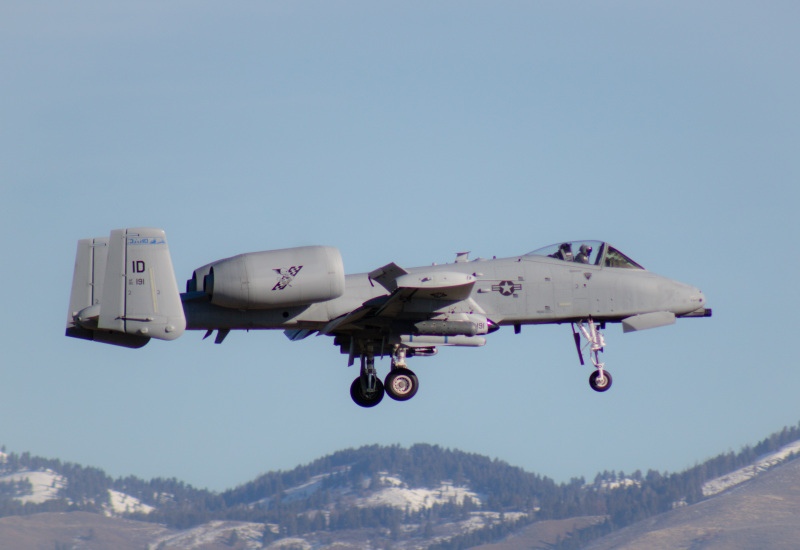 Photo of 80-0191 - Air National Guard Fairchild A-10 Thunderbolt at BOI on AeroXplorer Aviation Database