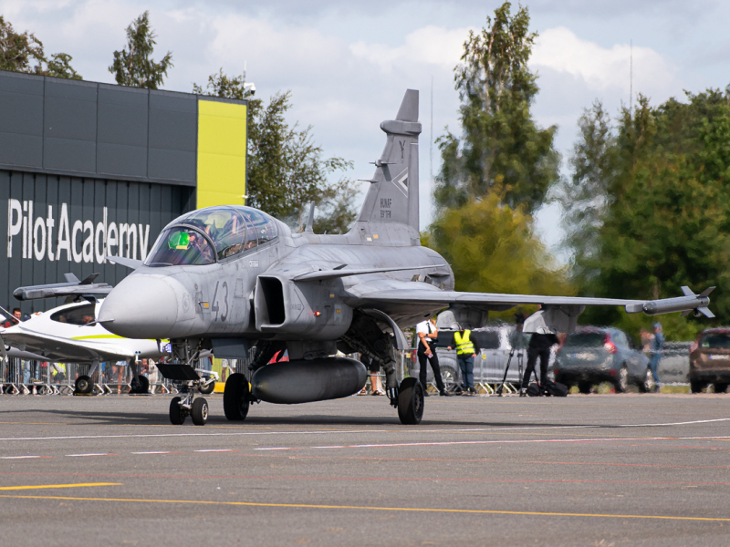 Photo of 43 - Hungarian Air Force Saab JAS 39 Gripen at LPX on AeroXplorer Aviation Database
