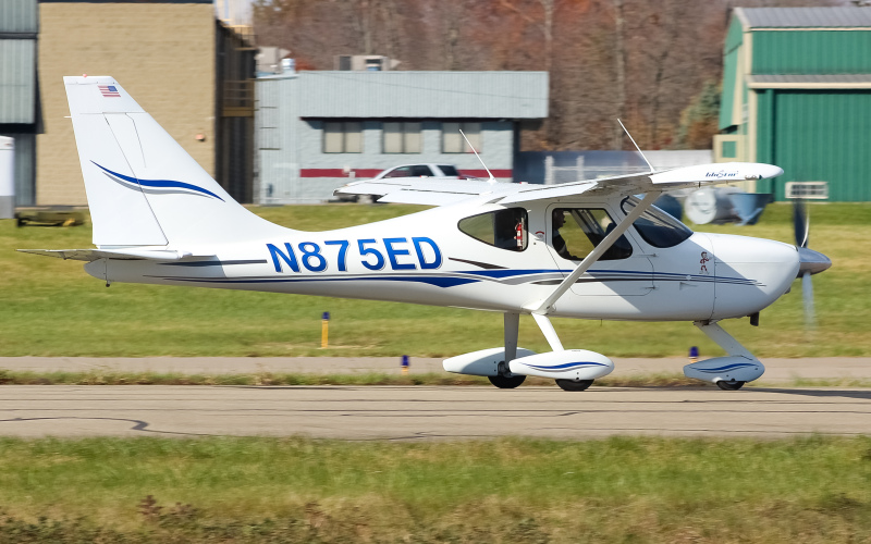 Photo of N875ED - PRIVATE  Neubauer mark Glastar at I69 on AeroXplorer Aviation Database