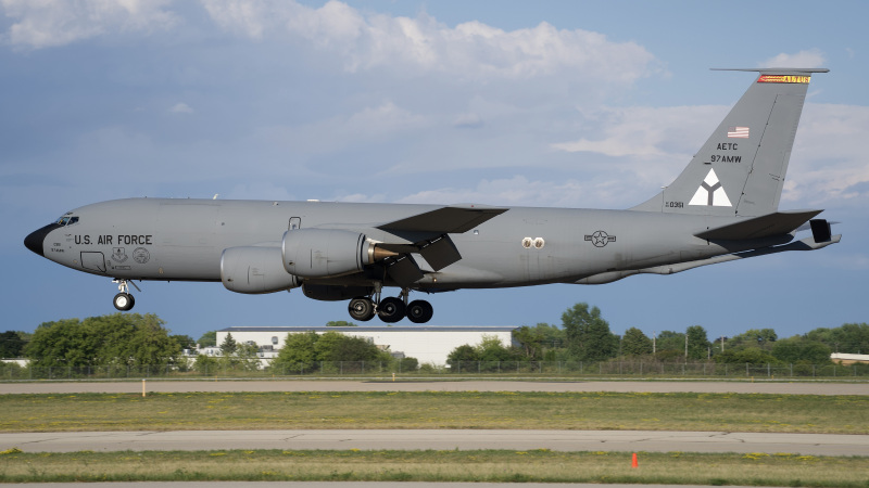 Photo of 60-0351 - USAF - United States Air Force Boeing KC-135 Stratotanker at OSH on AeroXplorer Aviation Database
