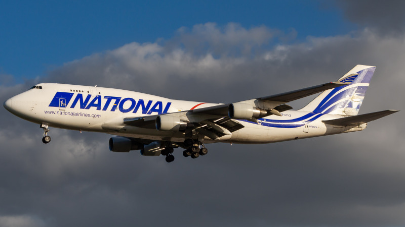 Photo of N729CA - National Airlines Boeing 747-400F at MCO on AeroXplorer Aviation Database