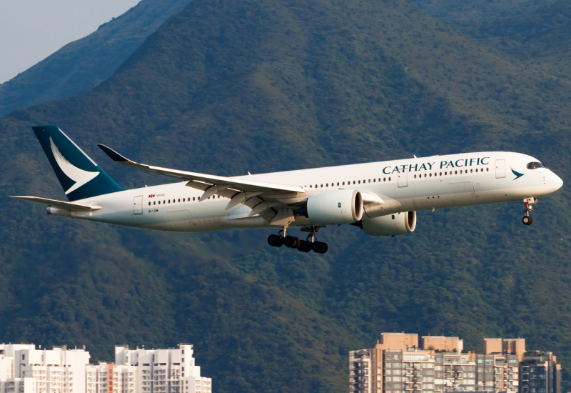 Photo of B-LRM - Cathay Pacific Airbus A350-900 at HKG on AeroXplorer Aviation Database