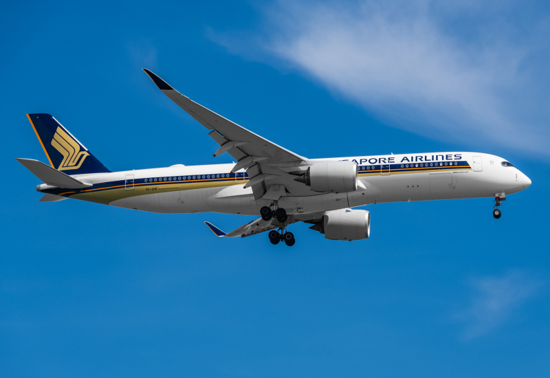 Photo of 9V-SHE - Singapore Airlines Airbus A350-900 at SIN on AeroXplorer Aviation Database