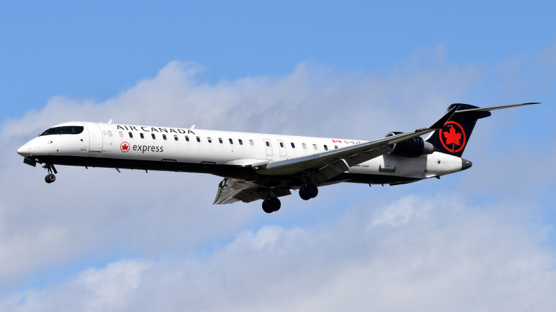 Photo of C-GJZV - Air Canada Express Mitsubishi CRJ-900 at LAX on AeroXplorer Aviation Database