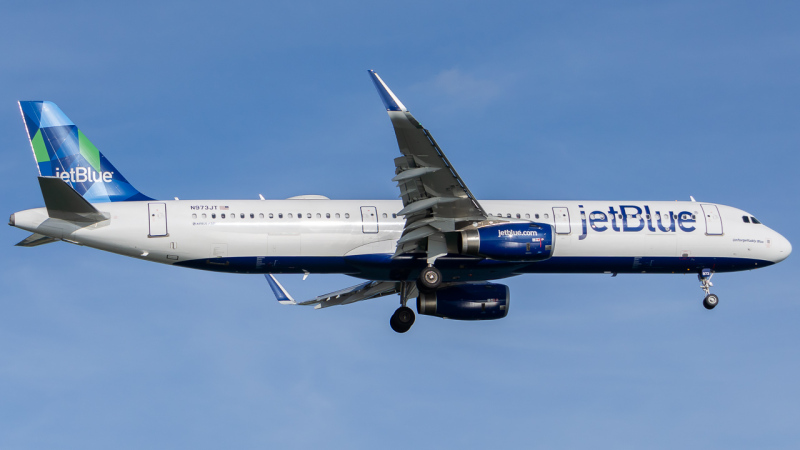 Photo of N973JT - JetBlue Airways Airbus A321-200 at BOS on AeroXplorer Aviation Database