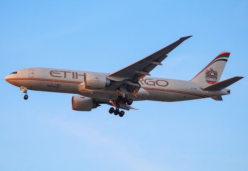 Photo of A6-DDB - Etihad Cargo Boeing 777-F at ORD on AeroXplorer Aviation Database