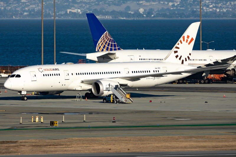 Photo of P4-787 - Comlux Aruba Boeing 787-8 at SFO on AeroXplorer Aviation Database