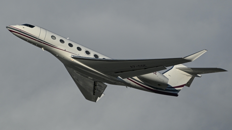 Photo of A7-CGE - PRIVATE Gulfstream G650 at LAX on AeroXplorer Aviation Database