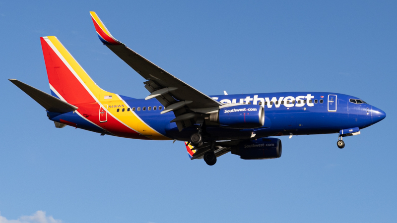 Photo of N481WN - Southwest Airlines Boeing 737-700 at TPA on AeroXplorer Aviation Database