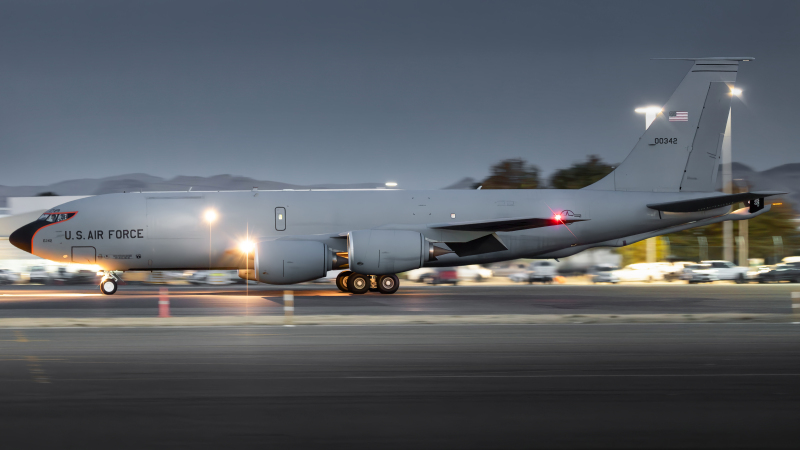 Photo of 60-0342 - USAF - United States Air Force Boeing KC-135 Stratotanker at CHC on AeroXplorer Aviation Database