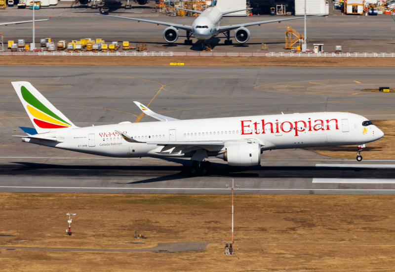 Photo of ET-AVB - Ethiopian Airlines Airbus A350-900 at HKG on AeroXplorer Aviation Database