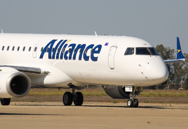 Photo of N922QQ - Alliance Airlines Embraer E190 at SDM on AeroXplorer Aviation Database