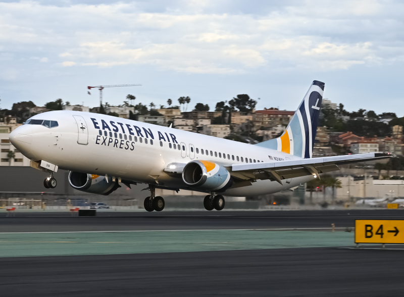 Photo of N314XA - Eastern Airlines Boeing 737-400 at SAN on AeroXplorer Aviation Database