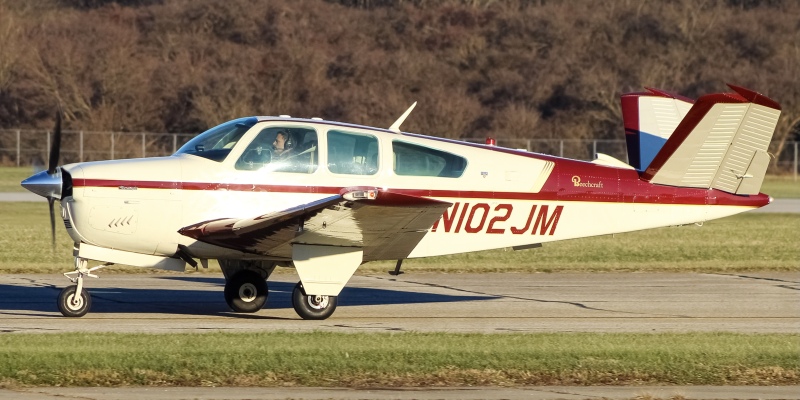 Photo of N102JM - PRIVATE  Beechcraft Bonanza  at LUK on AeroXplorer Aviation Database