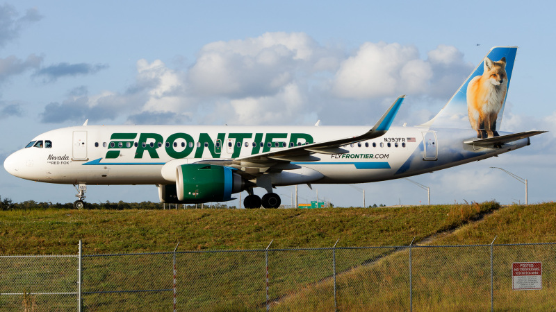 Photo of N393FR - Frontier Airlines Airbus A320NEO at MCO on AeroXplorer Aviation Database
