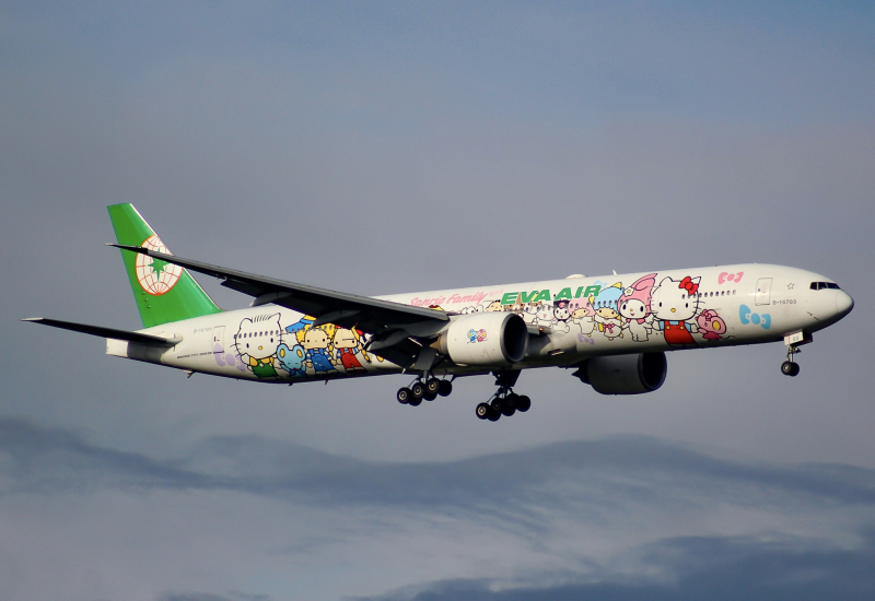 Photo of B-16703 - EVA Air Boeing 777-300ER at SEA on AeroXplorer Aviation Database