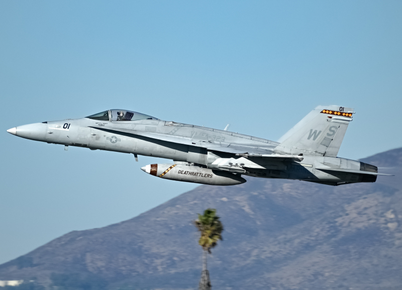 Photo of 164881 - USMC - United States Marine Corp McDonnel Douglas F/A-18 Hornet at SDM on AeroXplorer Aviation Database