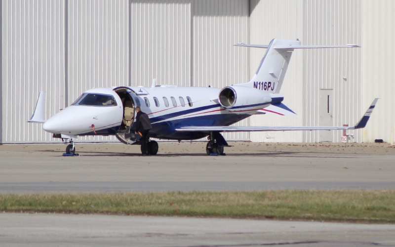 Photo of N116PJ - PRIVATE Learjet 45 at LUK on AeroXplorer Aviation Database