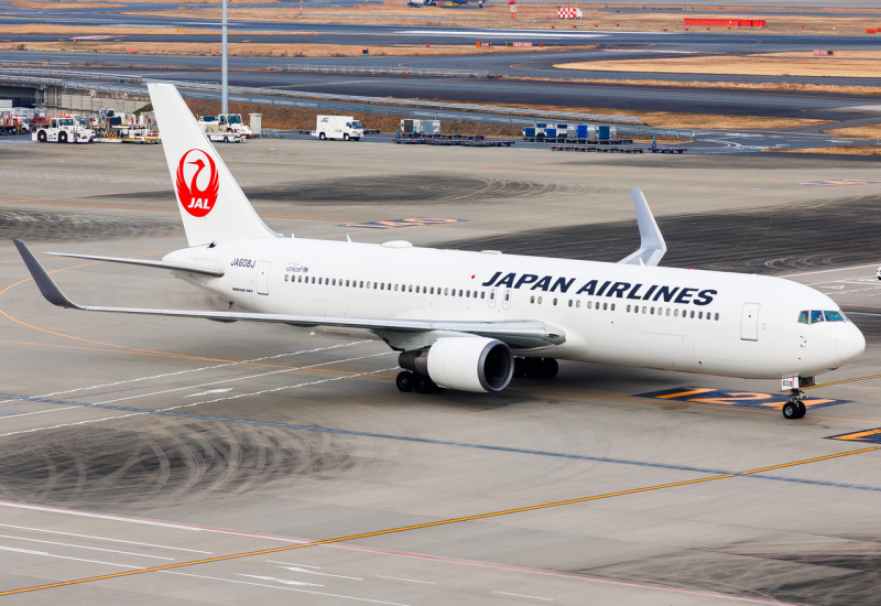 Photo of JA608J - japan airlines Boeing 767-300ER at HND on AeroXplorer Aviation Database
