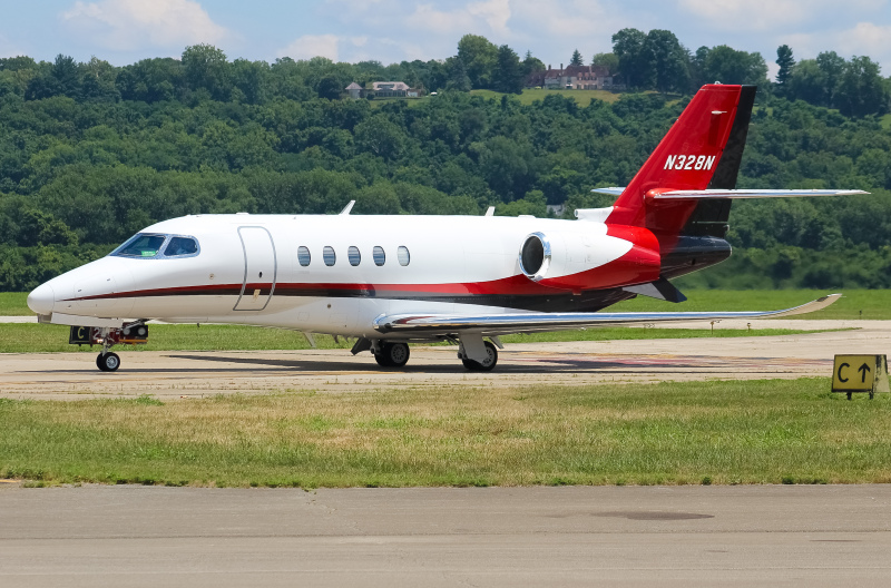 Photo of N328N - PRIVATE  Cessna Citation 680A Latitude at LUK on AeroXplorer Aviation Database