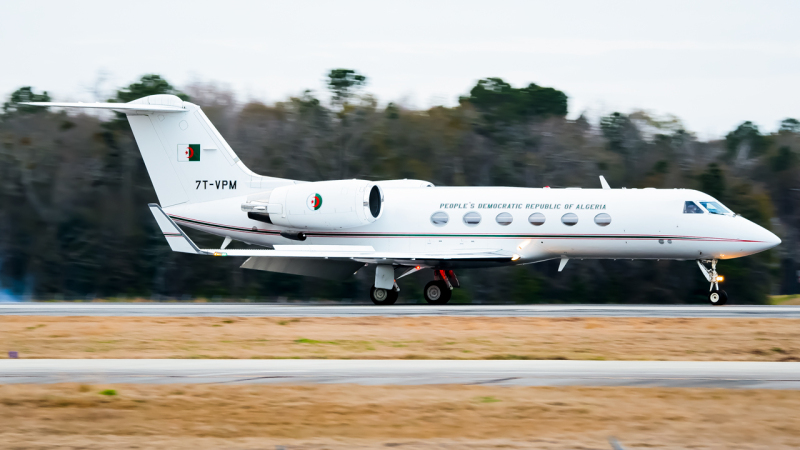 Photo of 7T-VPM - Algerian Government Gulfstream IV at SAV on AeroXplorer Aviation Database